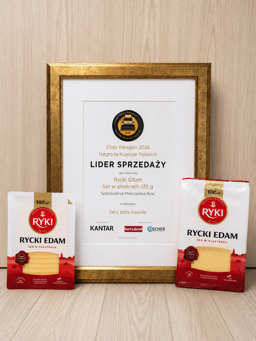 Rycki Edam Liderem Sprzedaży w konkursie Złoty Paragon 2026